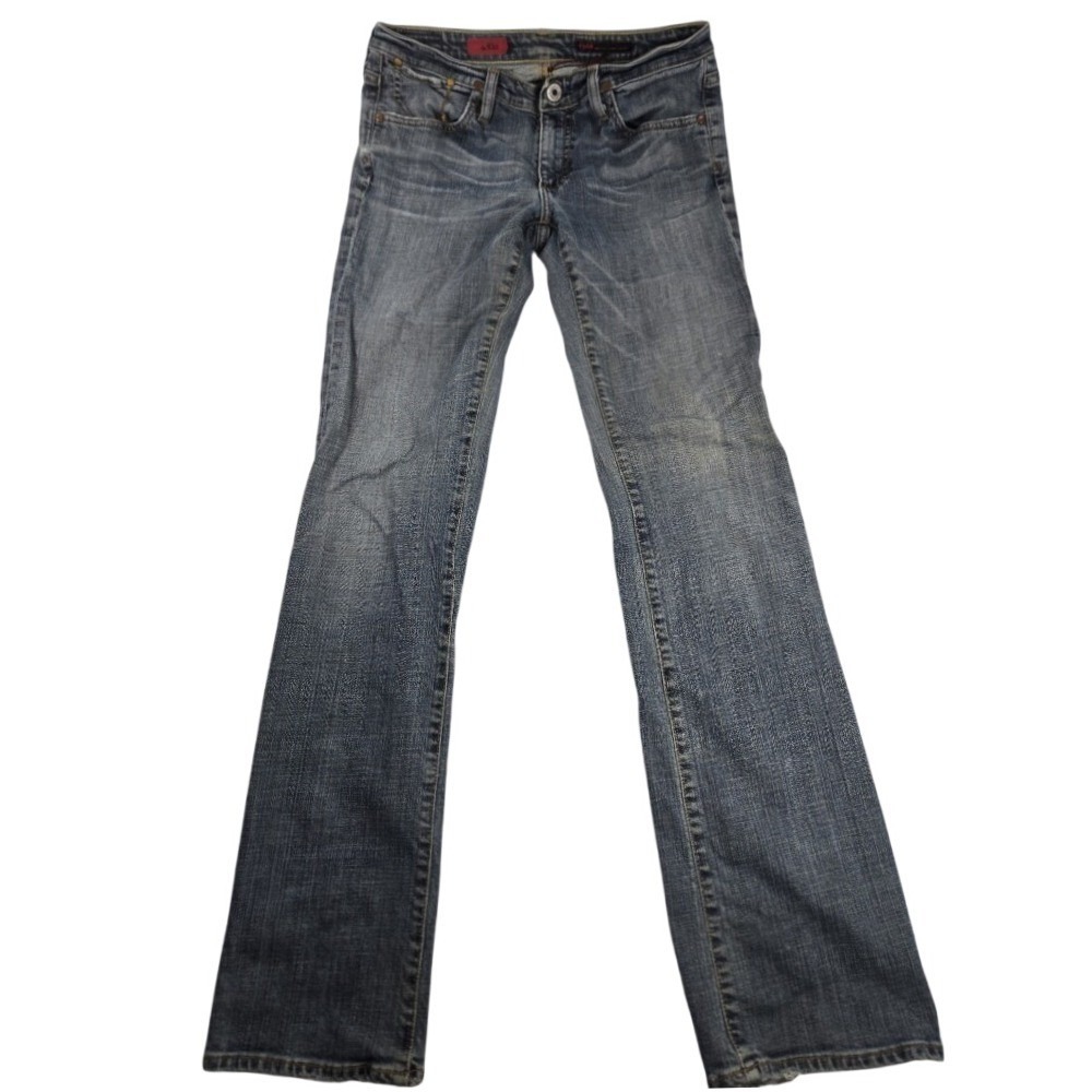 AG Adriano Goldschmied The Kiss Jeans Women 29 Bootcut Thrashed USA Made Vintage